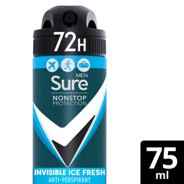 Sure Men Invisible Ice Fresh Antiperspirant 75ml GOODS Superdrug   