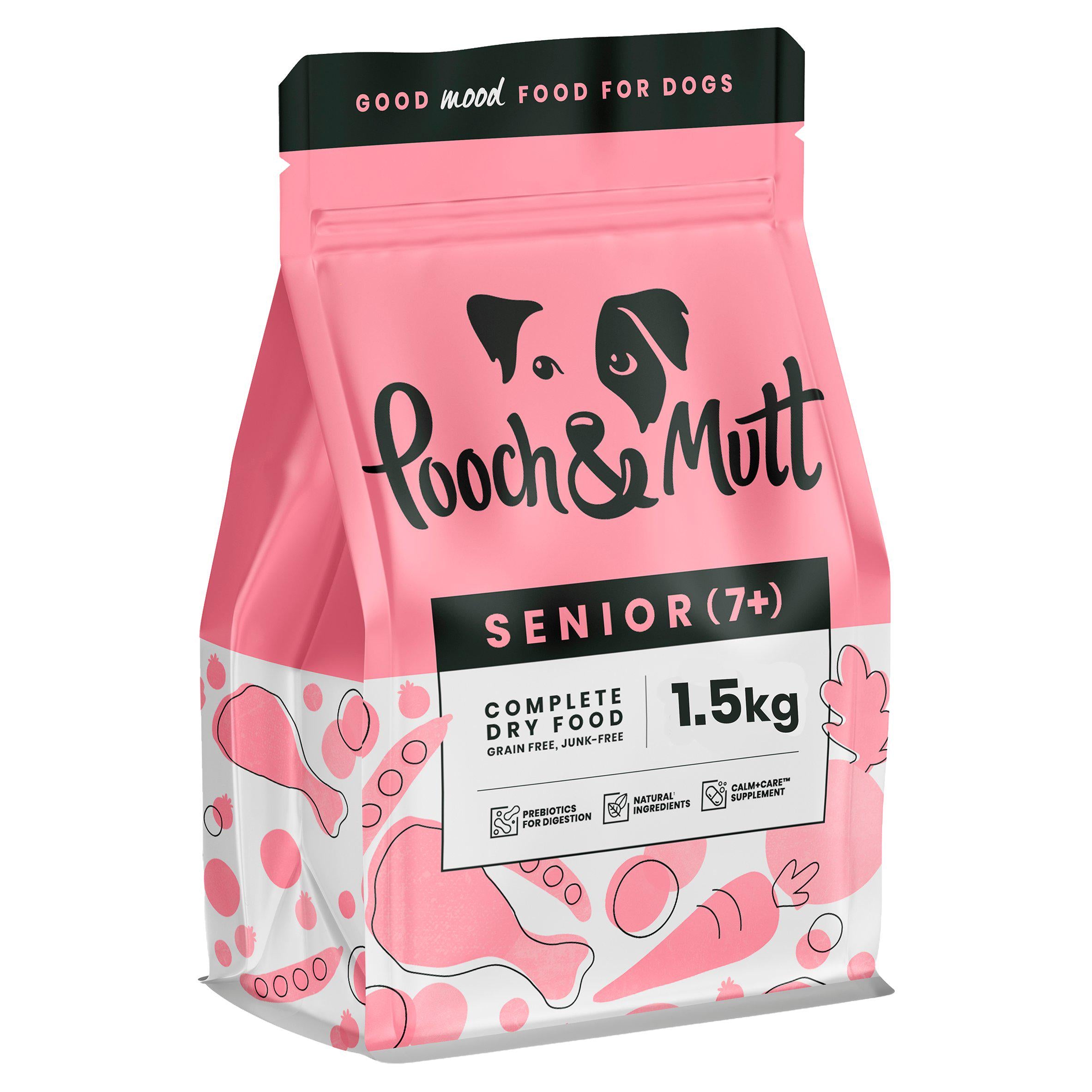 Pooch & Mutt Senior Complete Dry Food 7+ 1.5kg GOODS Sainsburys   