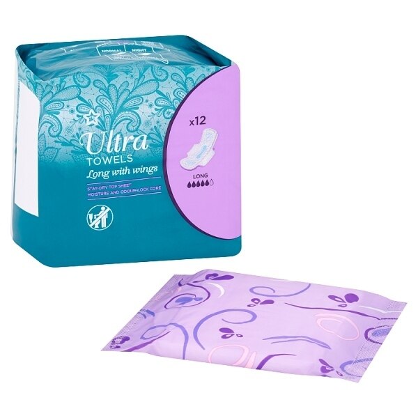 Superdrug Super Ultra Winged Panty Liners X12 GOODS Superdrug   