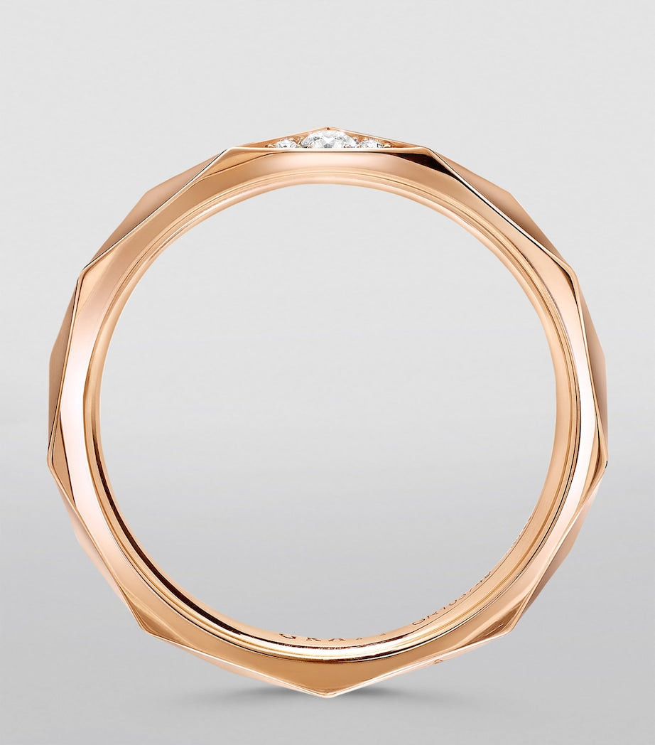 Graff Signature rose gold diamond ring, imported from the UK