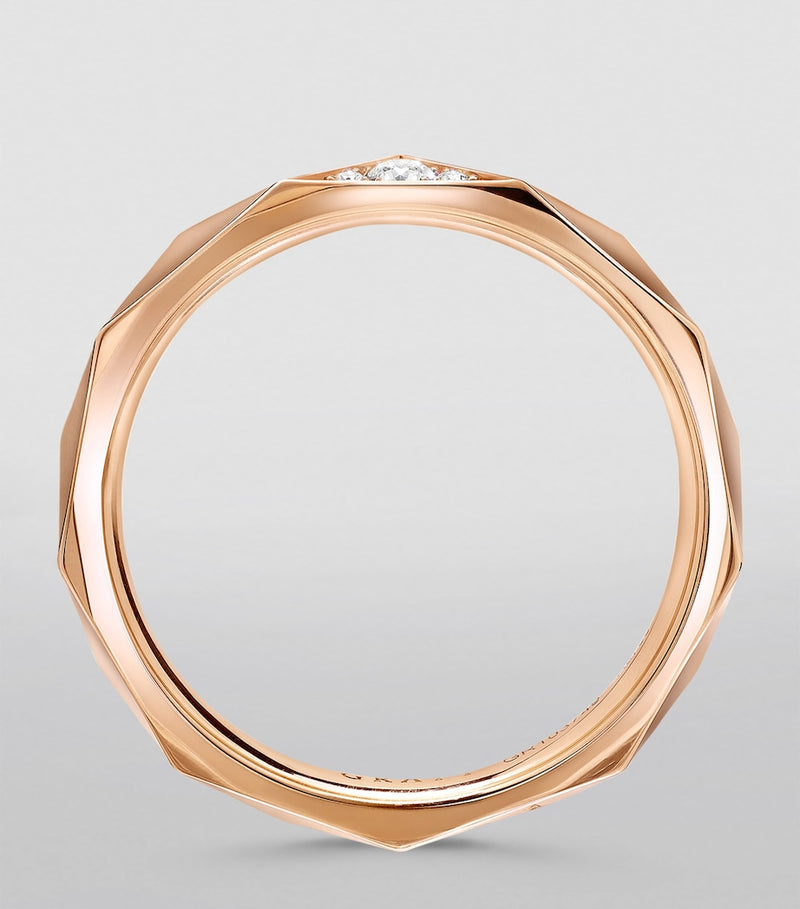Graff Signature rose gold diamond ring, imported from the UK