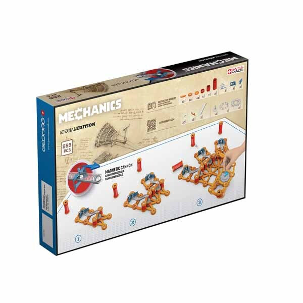 Geomag Leonardo da Vinci magnetic construction set 266 pieces (British brand)