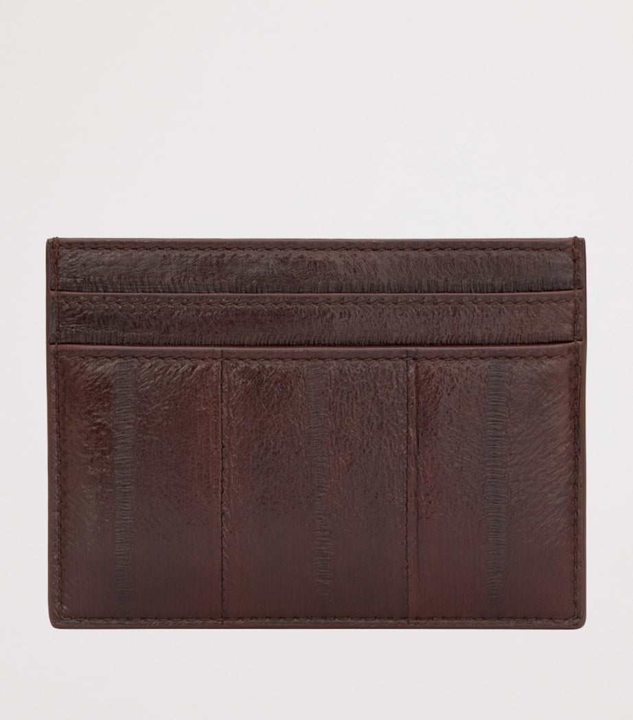Saint Laurent leather card holder with five slots (British brand)