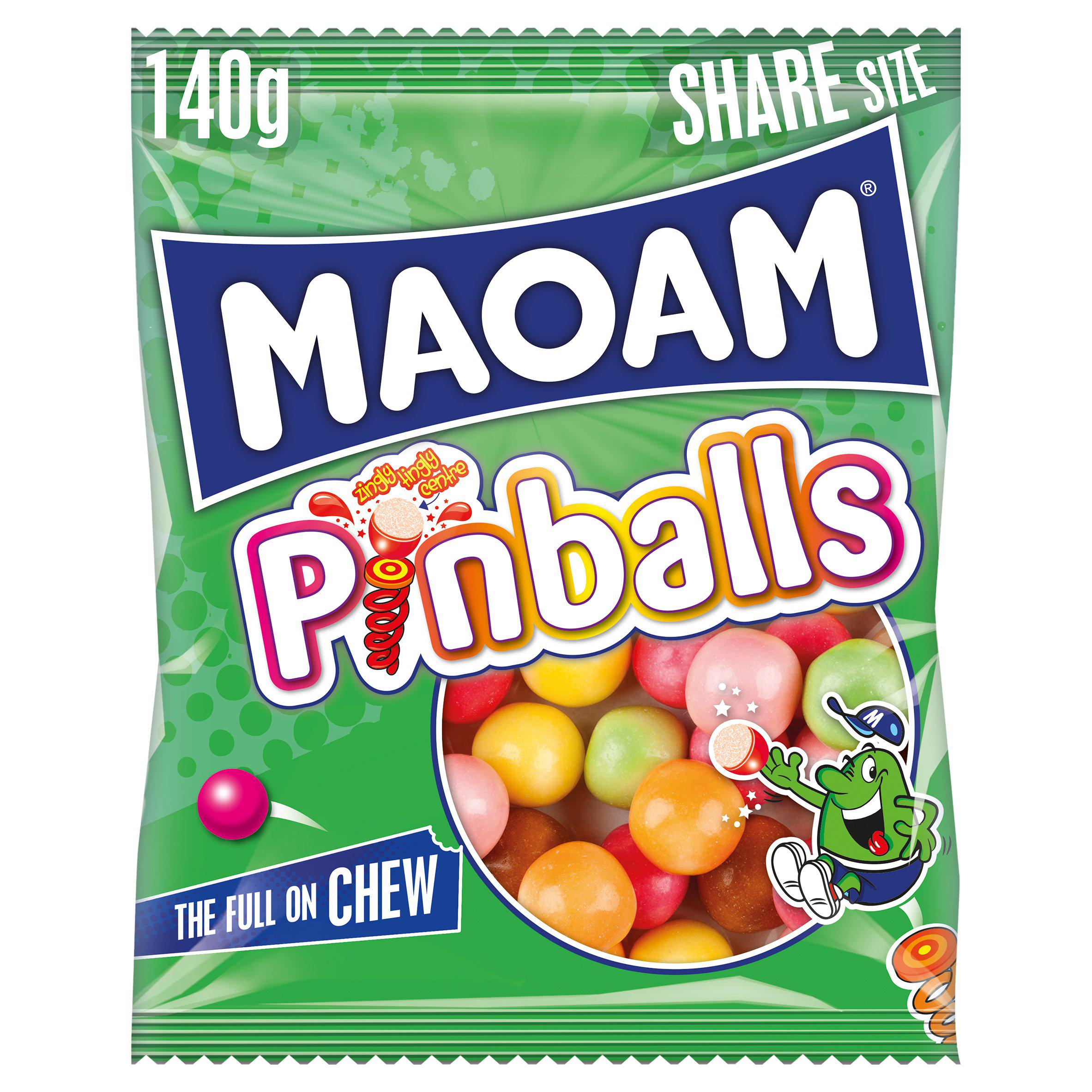 Maoam Pinballs Chewy Sweets Bag 140g GOODS Sainsburys   