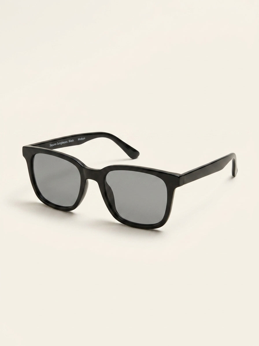 Prada PS B09SU Men's Polarised Pillow Sunglasses, Matte Black/Grey