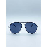 SVNX black aviator sunglasses black lenses - British product