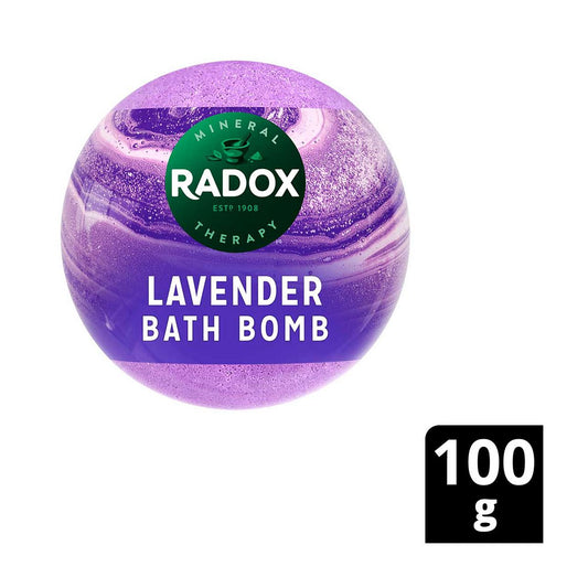 Radox Mineral Therapy Lavender Handmade Bath Bomb for relaxing baths 100 g GOODS Boots   