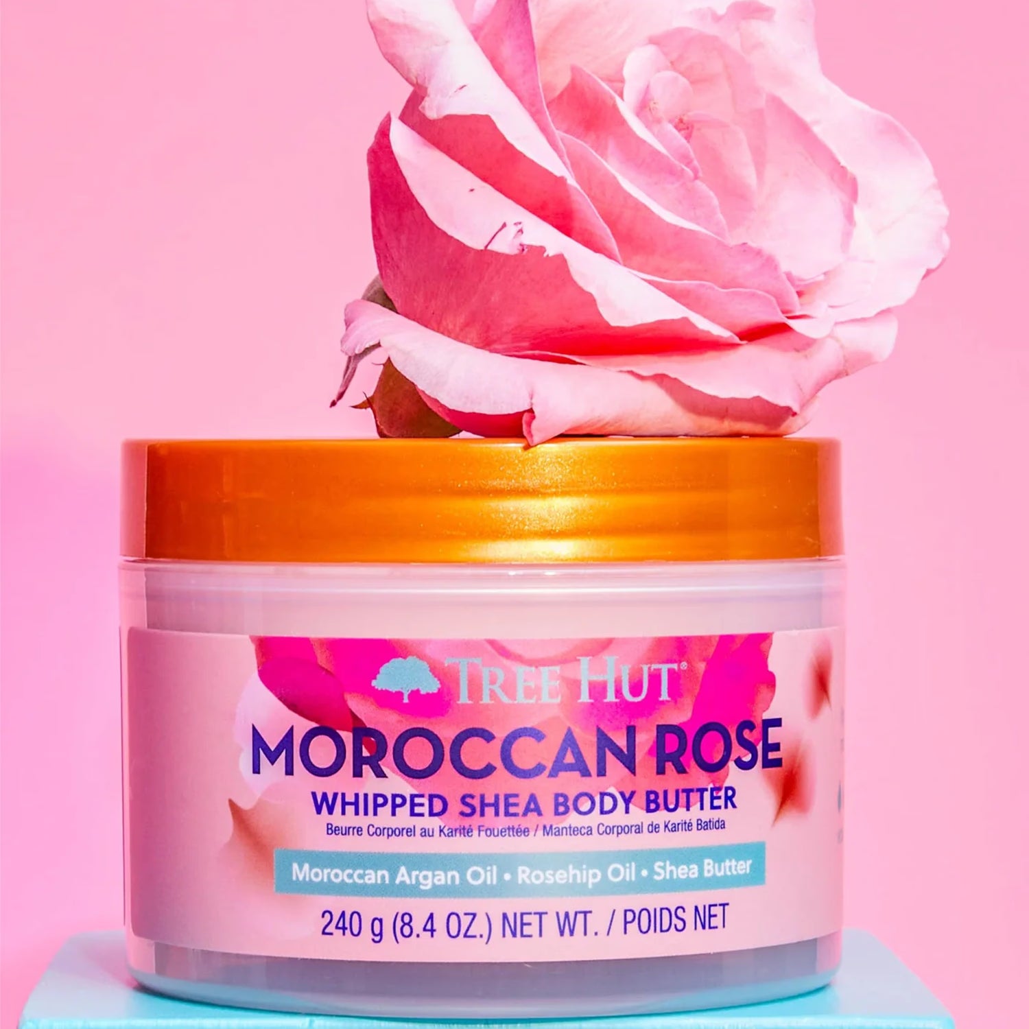 Tree Hut Moroccan Rose Whipped Body Butter 240g (British brand)