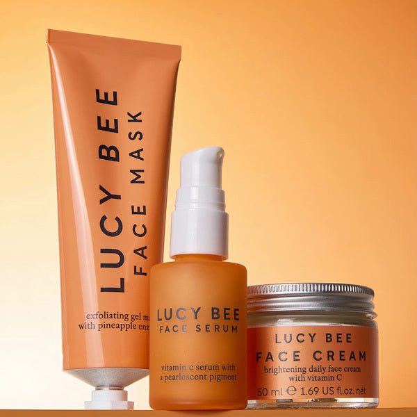 Lucy Bee Vitamin C Brightening Skincare Collection set - British product