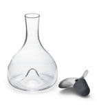 Georg Jensen wine carafe with stainless steel stopper, UK version