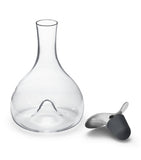 Georg Jensen wine carafe with stainless steel stopper, UK version