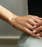 Boodles triple charm bracelet diamond white gold (British brand)