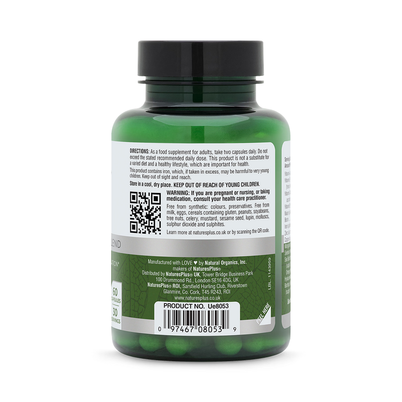 NaturesPlus BioAdvanced hair skin nails 60 capsules - British product