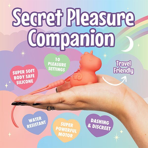 Unihorn Peachy Pony mini clitoral vibrator, imported from the UK