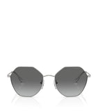 Vogue metal irregular sunglasses gradient lens, UK version