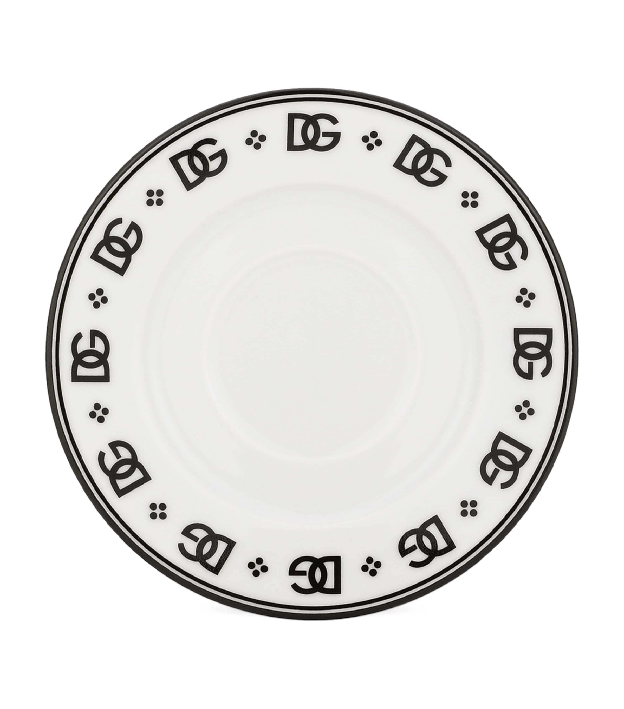Dolce&Gabbana DG Logo porcelain coffee cup and saucer set - British product