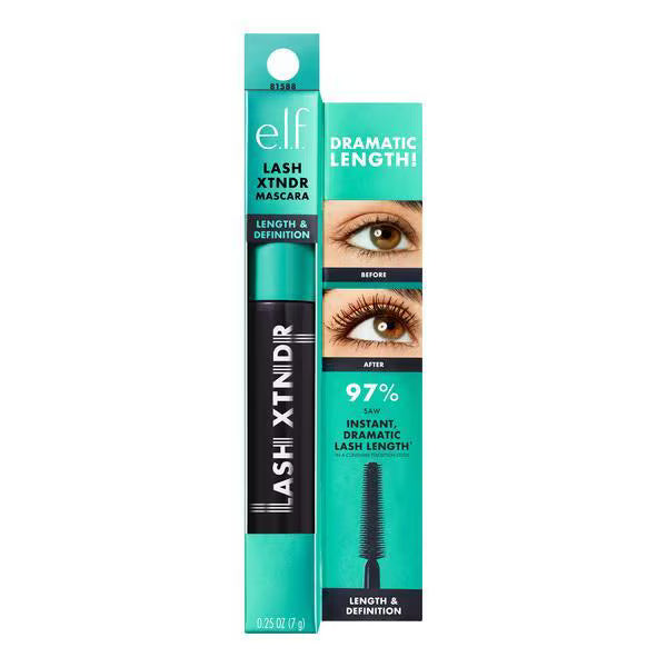 e.l.f. Lash XTNDR mascara tube deep brown - British product