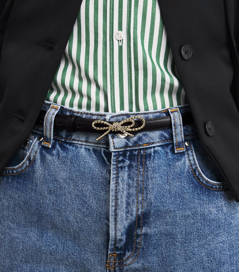Claudie Pierlot leather knot belt 1.5cm width (British brand)