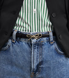 Claudie Pierlot leather knot belt 1.5cm width (British brand)