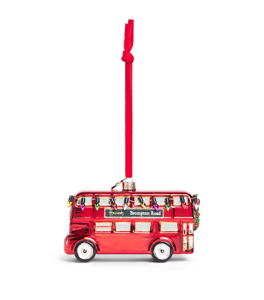 Harrods London bus tree decoration with lights - British product