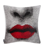 Fornasetti Kiss cushion 50cm x 50cm - British product