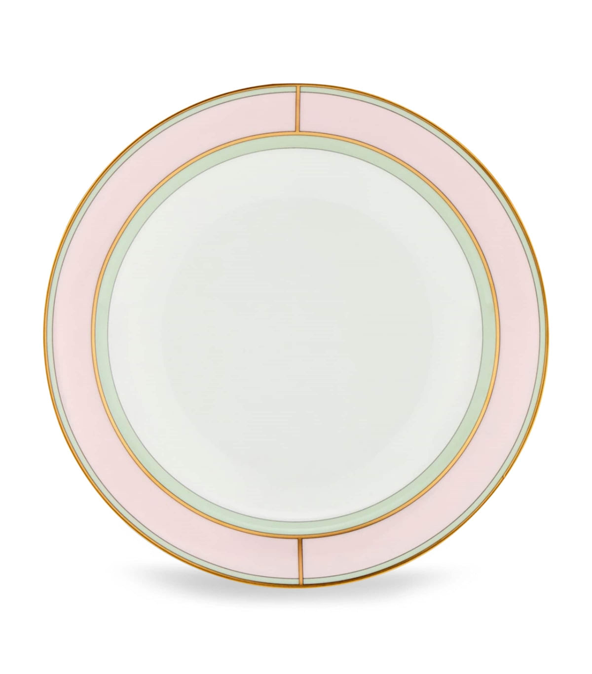 GINORI 1735 porcelain Colonna Diva Rosa soup plate 24cm, UK version
