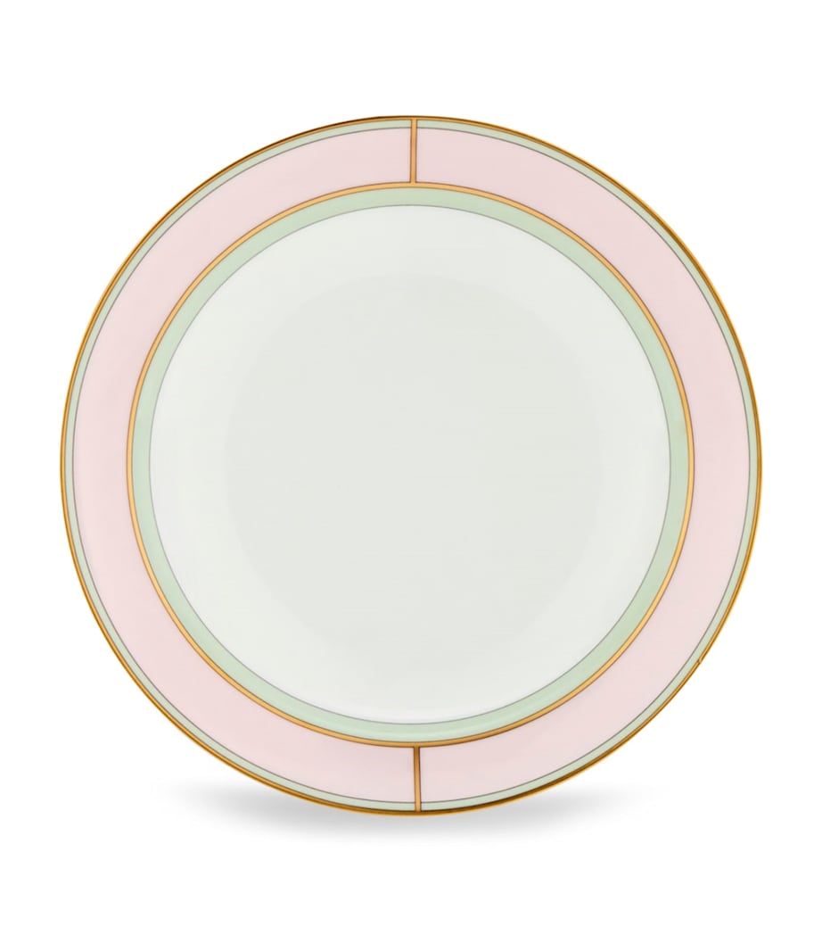 GINORI 1735 porcelain Colonna Diva Rosa soup plate 24cm, UK version