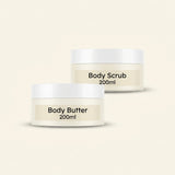 Soap & Glory Let's Get Tropical body scrub and butter duo, UK version