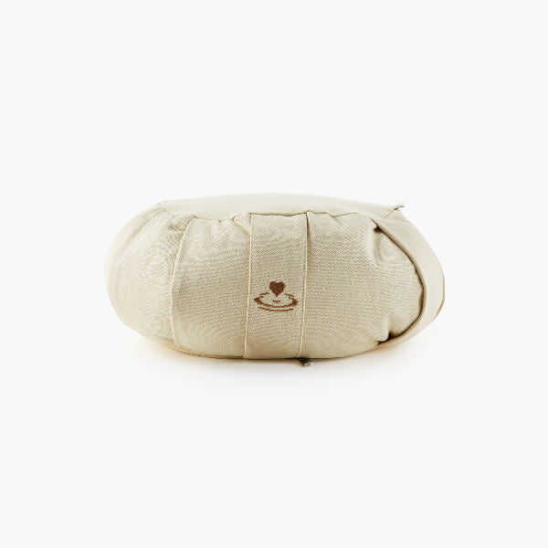 Myga Zafu meditation cushion in Sand - British product