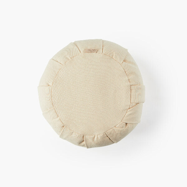 Myga Zafu meditation cushion in Sand - British product