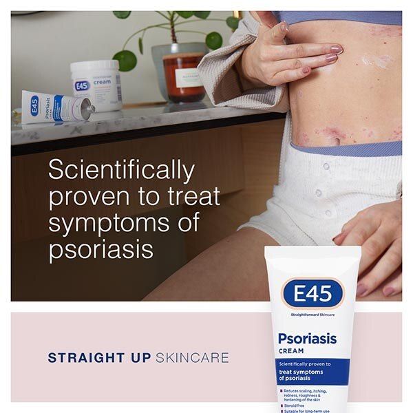 E45 Psoriaris Treatment Cream 50ml GOODS Superdrug   