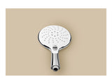 Multi-functional shower head with three spray patterns, 15cm, imported from the UK