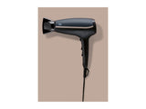 Ionic hair dryer with diffuser and nozzle (British brand)