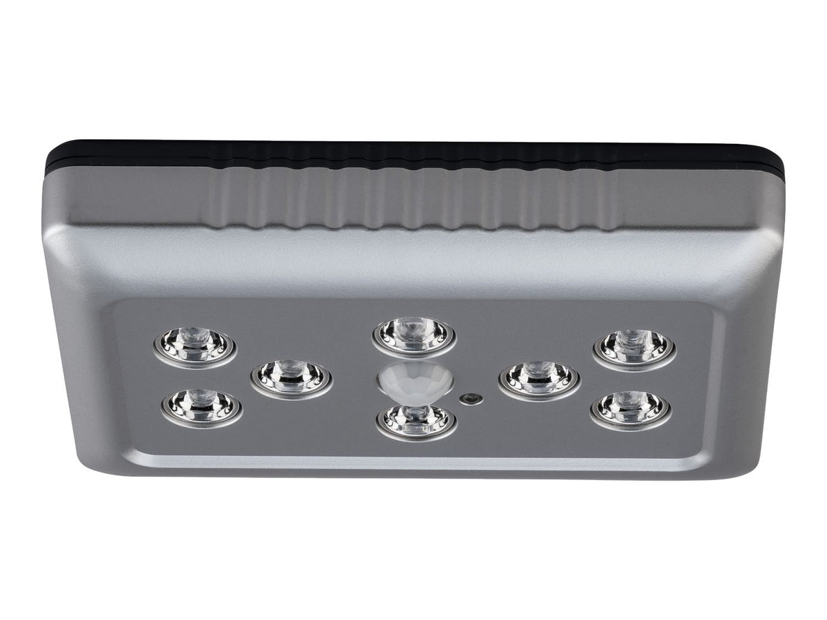 Battery operated sensor light with 8 LEDs, imported from the UK