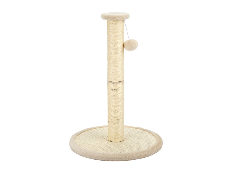 Classic cat scratching post with sisal and play ball, 54cm (British brand)