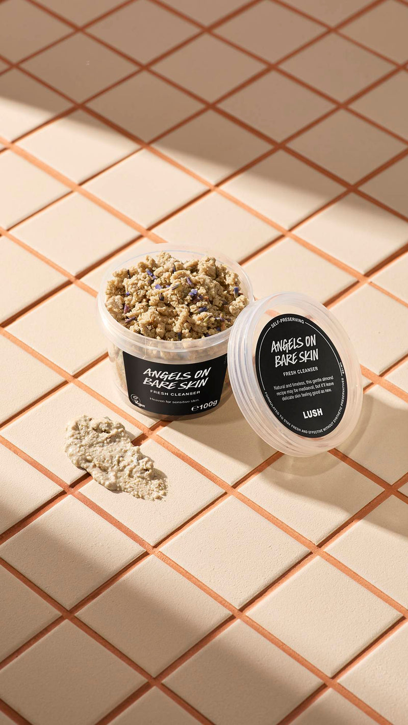 Lush Angels on Bare Skin facial cleanser, imported from the UK