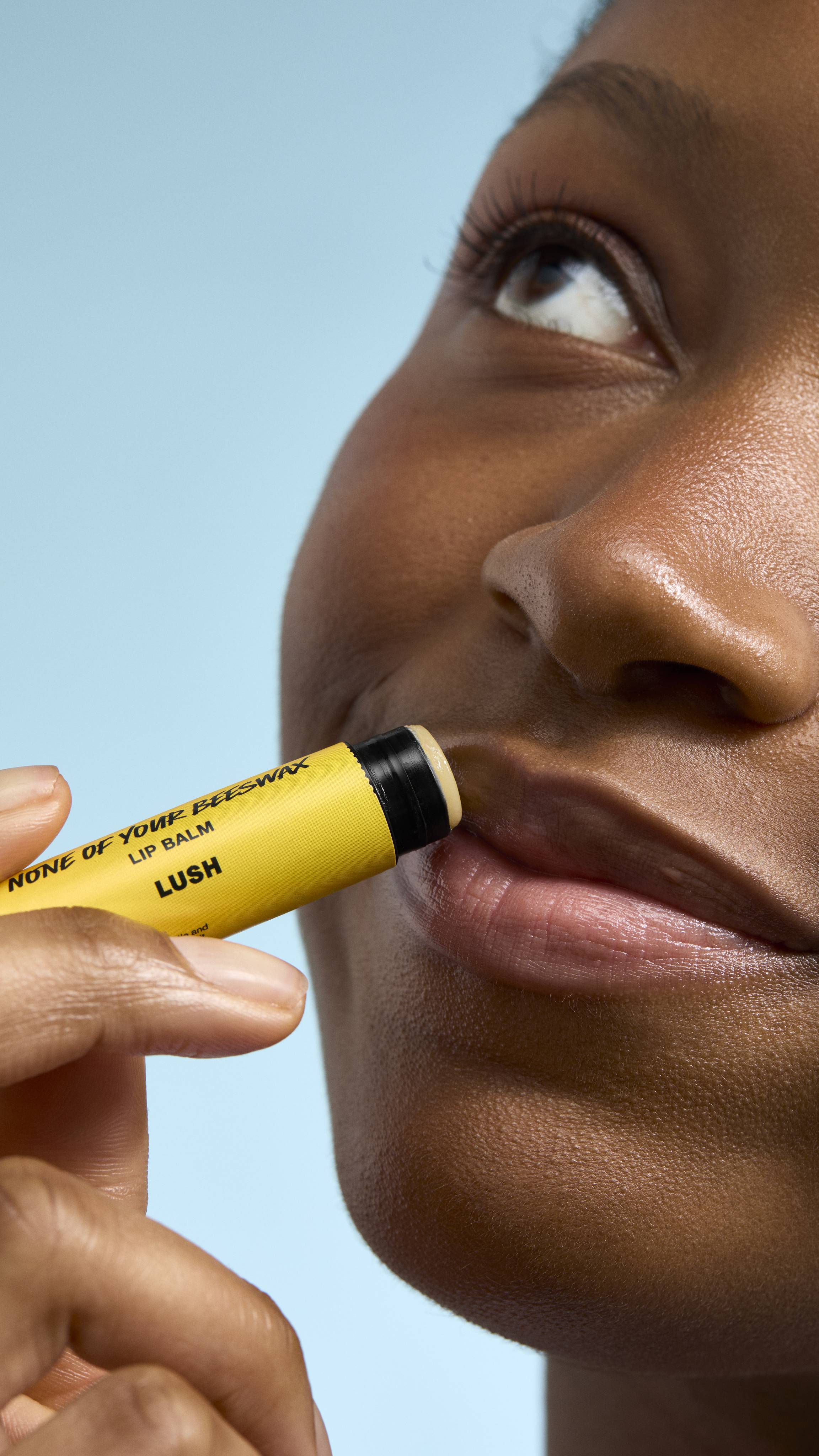 Lush vegan lip balm in citrusy lemon curd, (British brand)