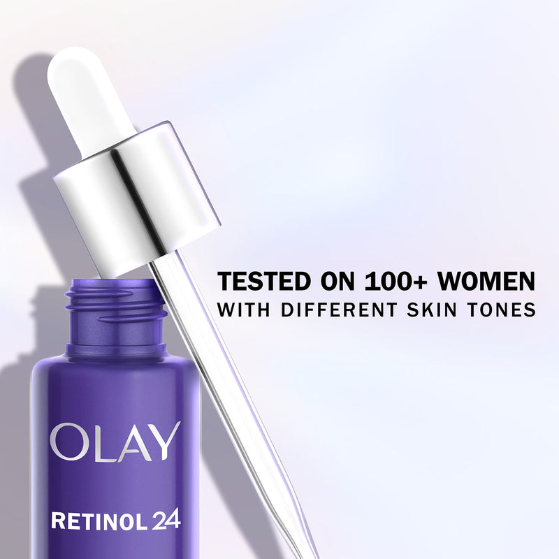 Olay Retinol 24 Night Serum 40ml, imported from the UK
