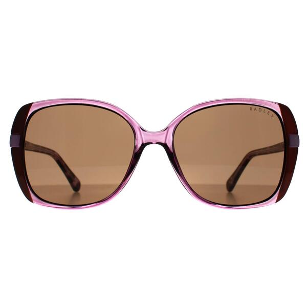 Radley Morwenna crystal purple brown women's sunglasses, UK version