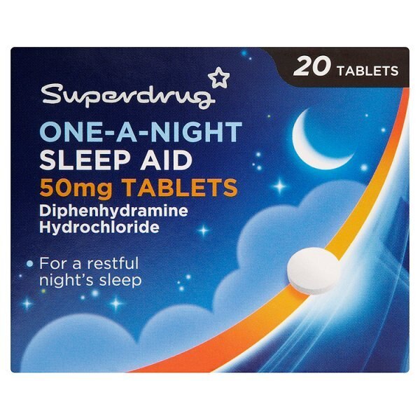 Superdrug One-A-Night Sleep Aid Tablets X 20 GOODS Superdrug   