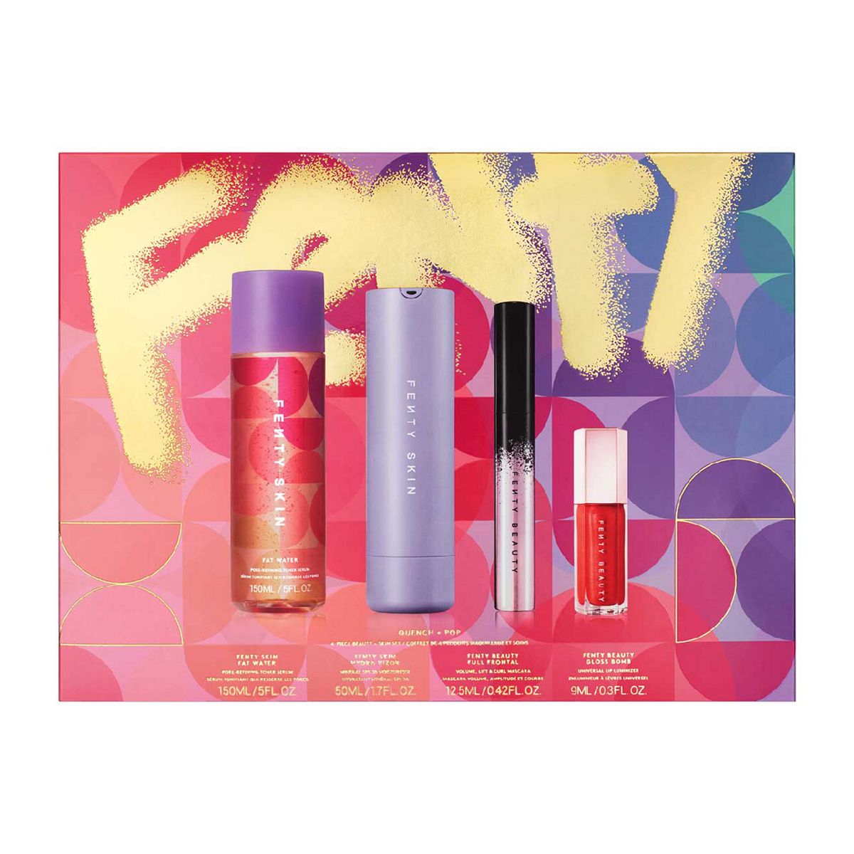 STAR GIFT Fenty Beauty Quench & Pop 4 Full Size Piece Beauty & Skin Set - Limited Edition GOODS Boots   