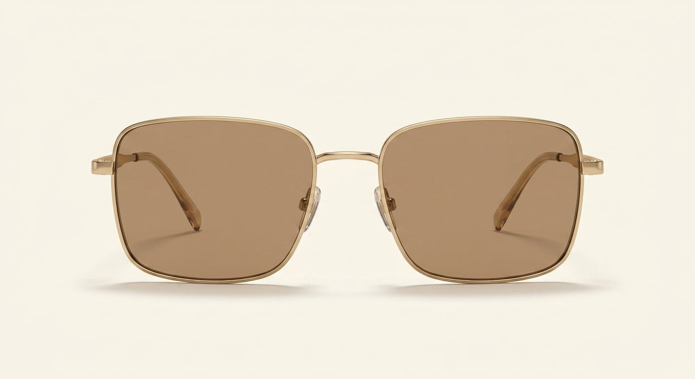 Prada square-frame metal sunglasses PR D52S (British brand)