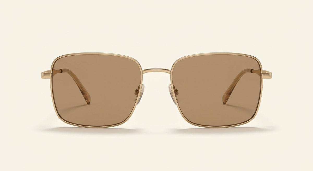 Prada square-frame metal sunglasses PR D52S (British brand)