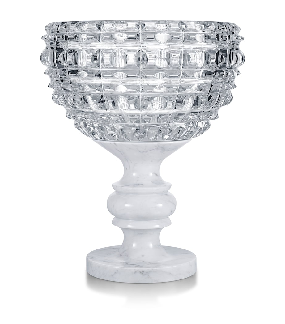 Baccarat crystal New Antique Solar vase 68cm - British product