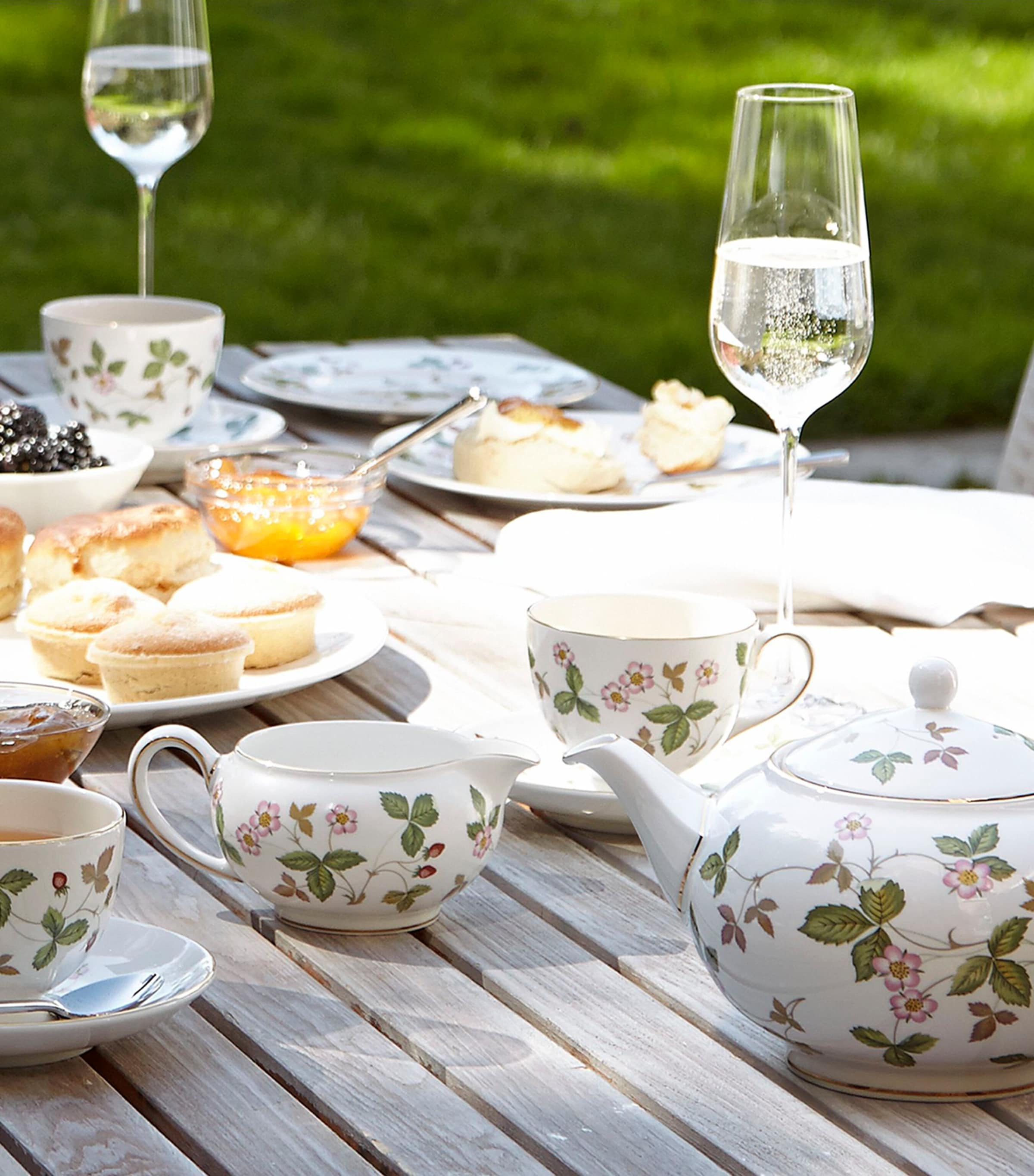 Wedgwood Wild Strawberry cream jug (British brand)