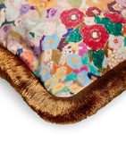 House Of Hackney velvet Hollyhocks cushion 45cm x 45cm, UK version