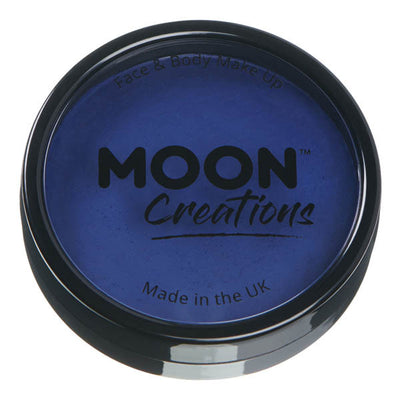 Moon Creations - Pro Face Paint Cake Pots - Mørkeblå