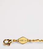 Anni Lu gold-plated beaded asymmetrical bracelet (British brand)