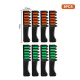 Livingandhome Temporary Hair Chalk Set 8 Pieces, imported from the UK