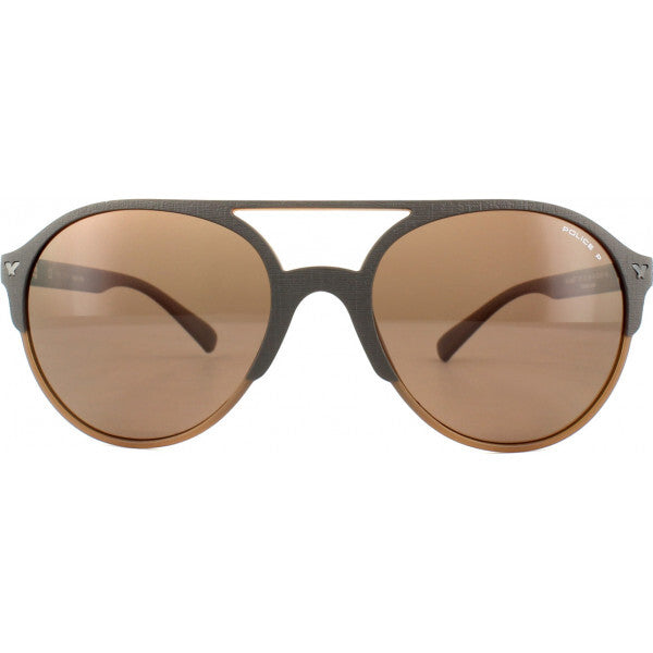 Police sunglasses brown SPL1635594CP 55, UK version